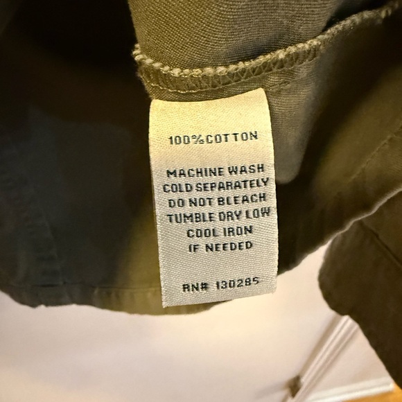 Per Se Olive Green Utility Jacket, Size XL - Picture 5 of 6